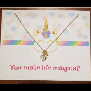 3/$15 Tiny Personalized Unicorn Necklace